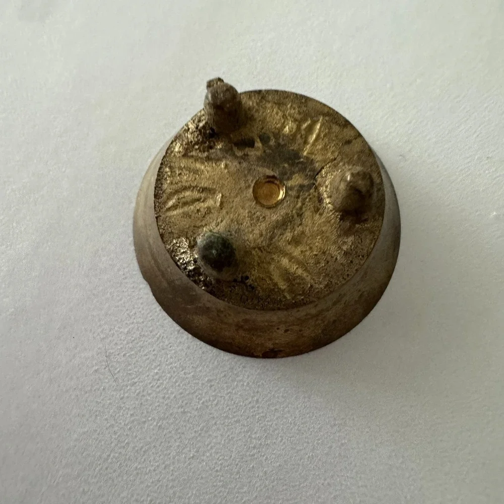 Miniature Brass Bowl Footed 1&1/8